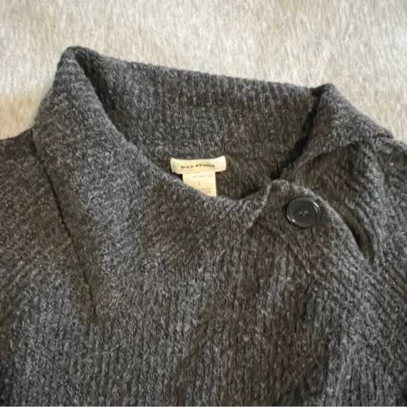 Max Studio Gray Tunic Sweater with Turtleneck - Picture 3 of 3